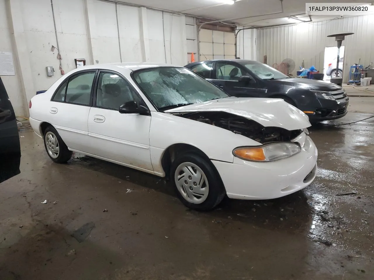 1997 Ford Escort Lx VIN: 1FALP13P3VW360820 Lot: 72971204