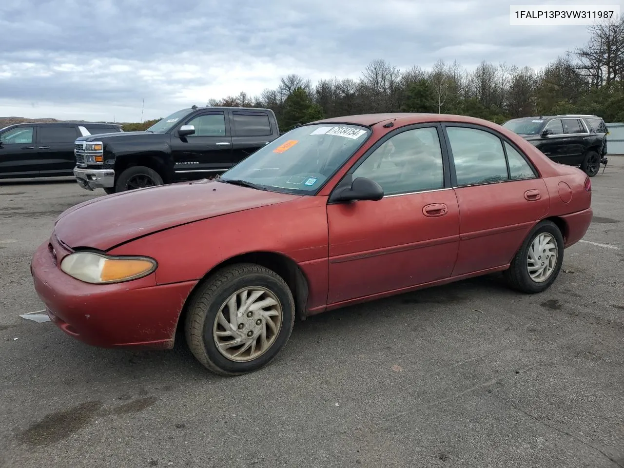 1997 Ford Escort Lx VIN: 1FALP13P3VW311987 Lot: 73134154