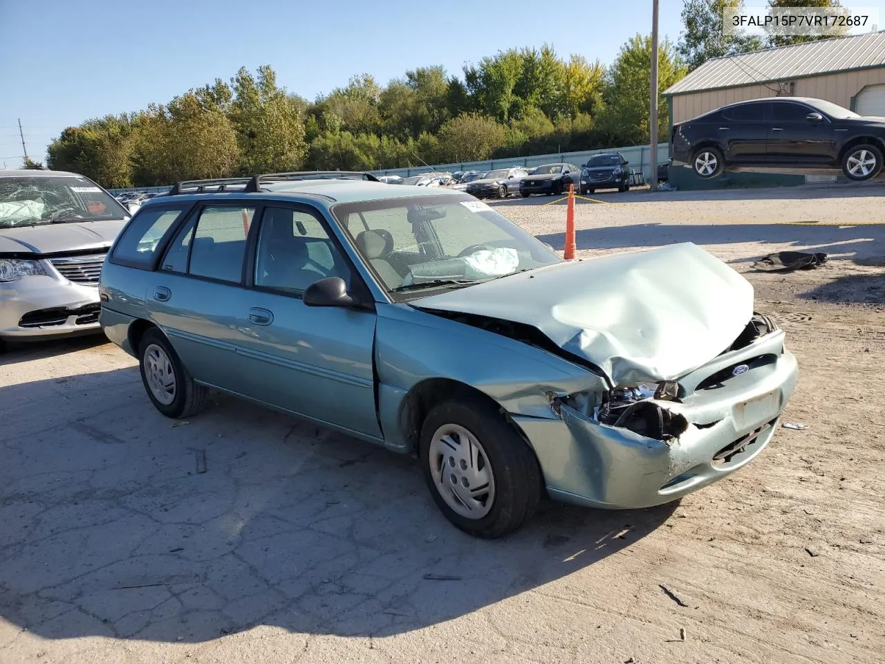 1997 Ford Escort Lx VIN: 3FALP15P7VR172687 Lot: 74506914