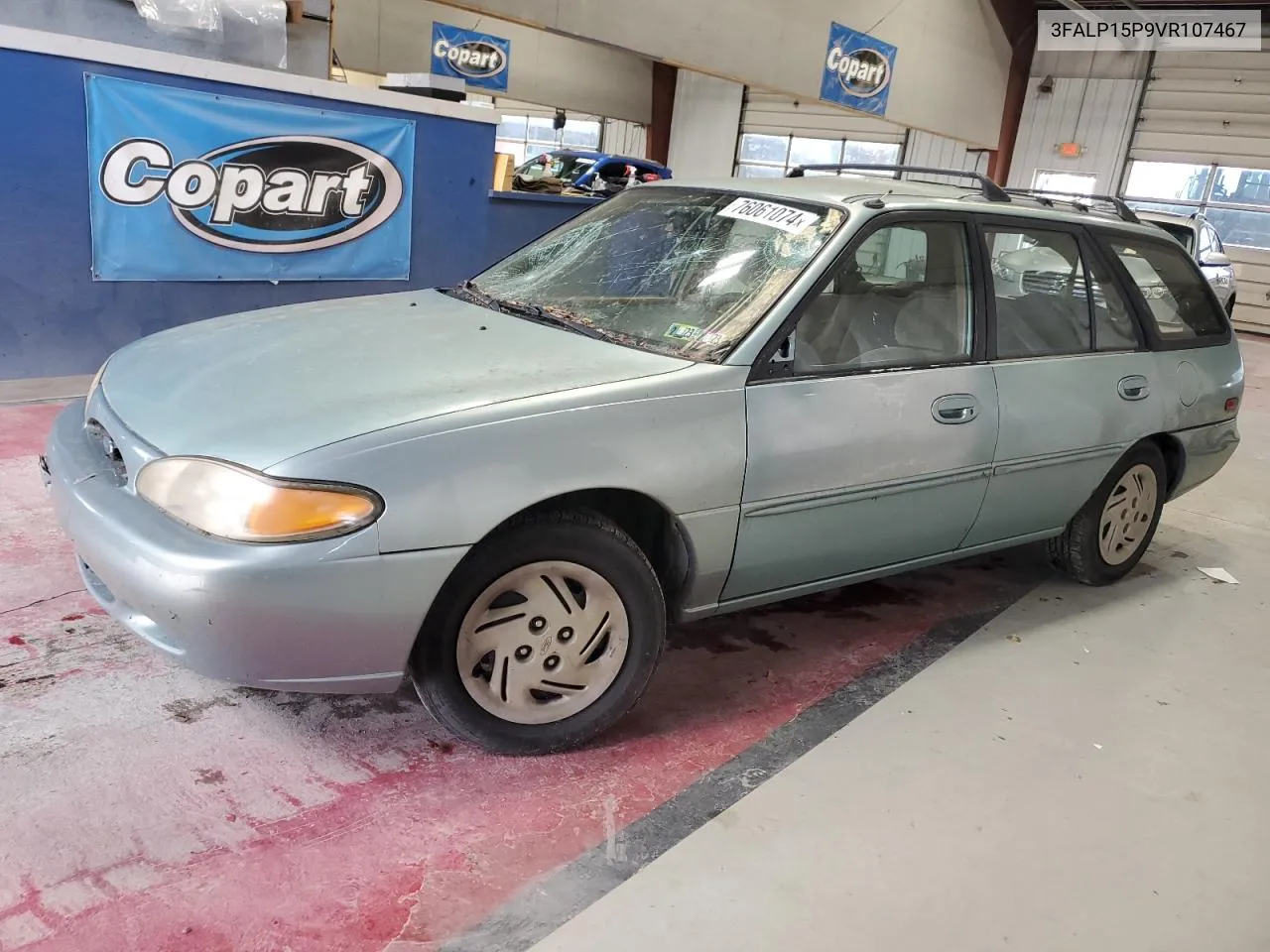 1997 Ford Escort Lx VIN: 3FALP15P9VR107467 Lot: 76061074