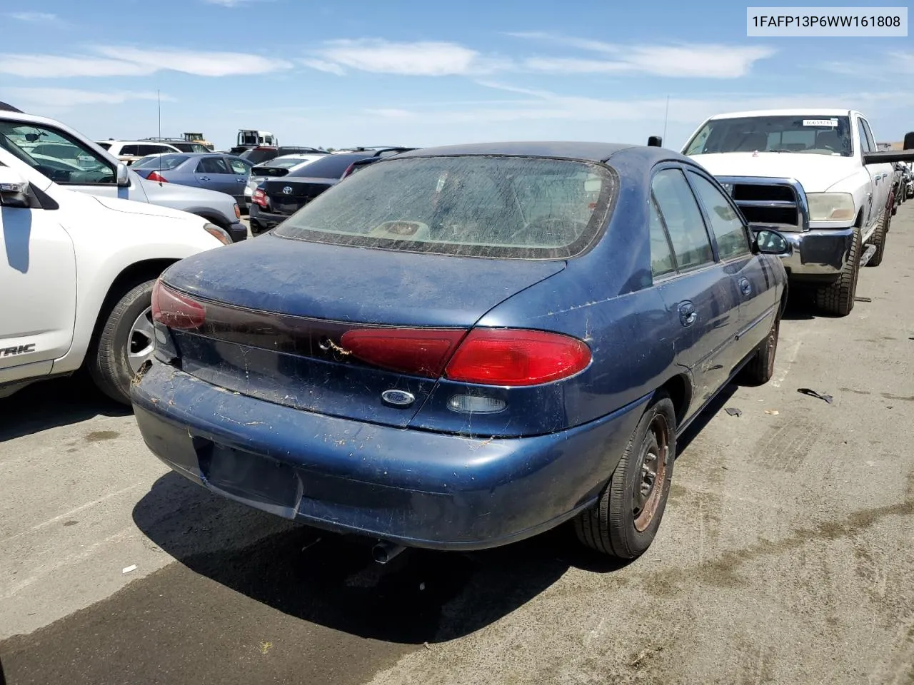 1998 Ford Escort Se VIN: 1FAFP13P6WW161808 Lot: 65276714