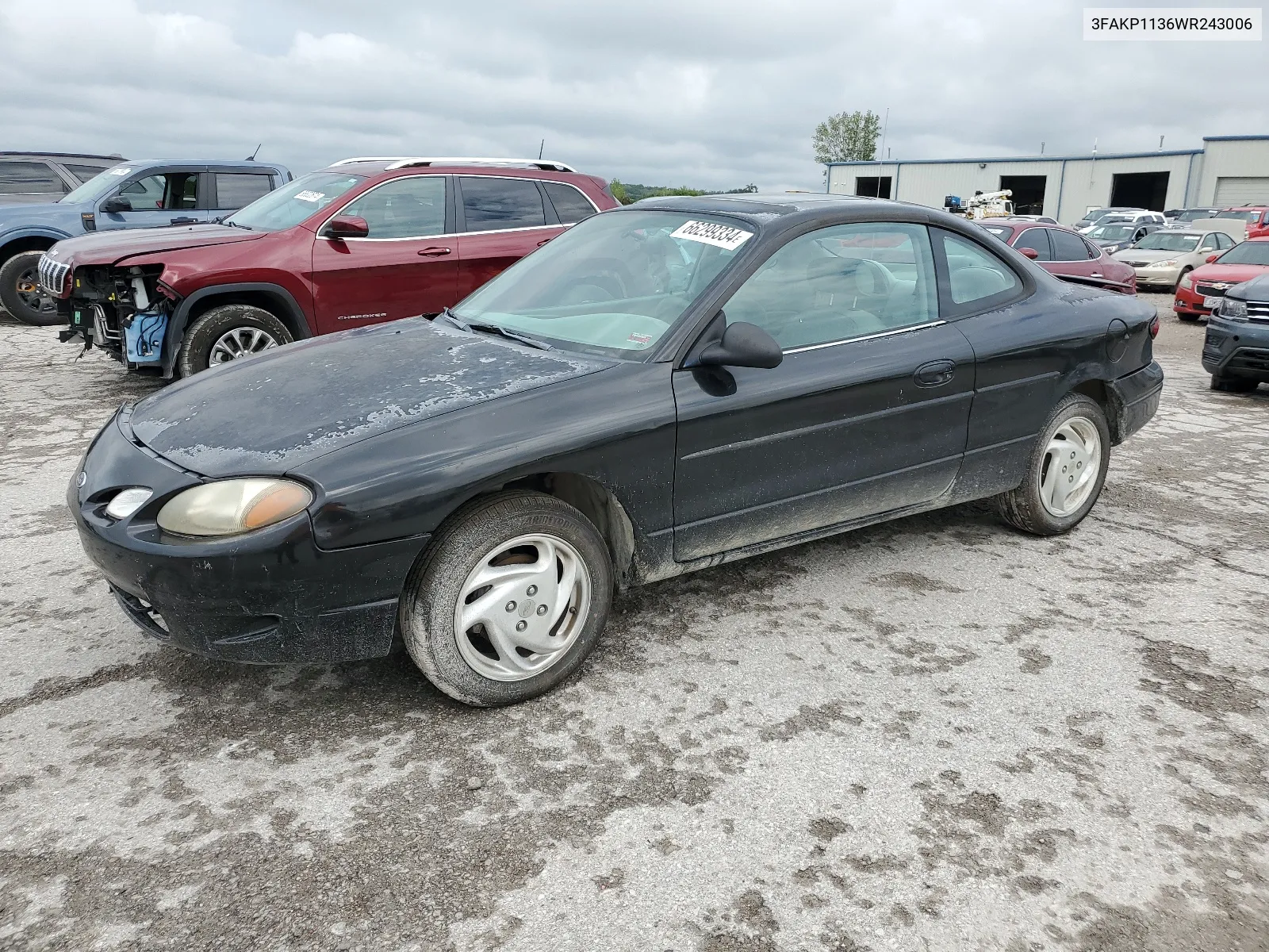 1998 Ford Escort Zx2 VIN: 3FAKP1136WR243006 Lot: 66299334