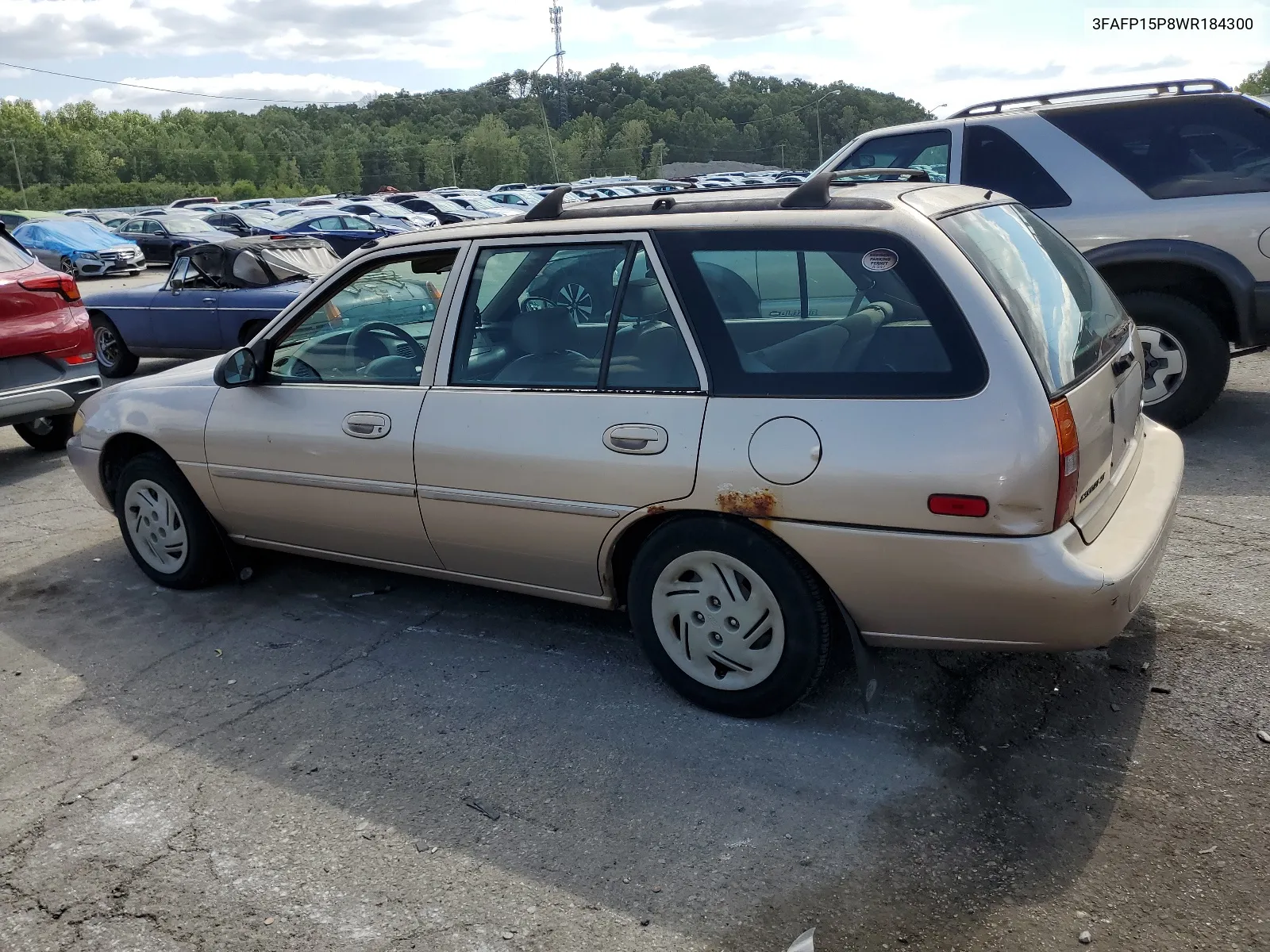 1998 Ford Escort Se VIN: 3FAFP15P8WR184300 Lot: 68028344