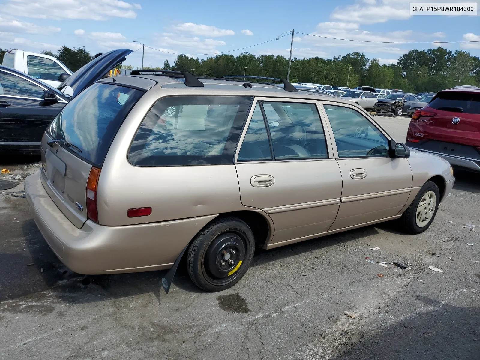 1998 Ford Escort Se VIN: 3FAFP15P8WR184300 Lot: 68028344