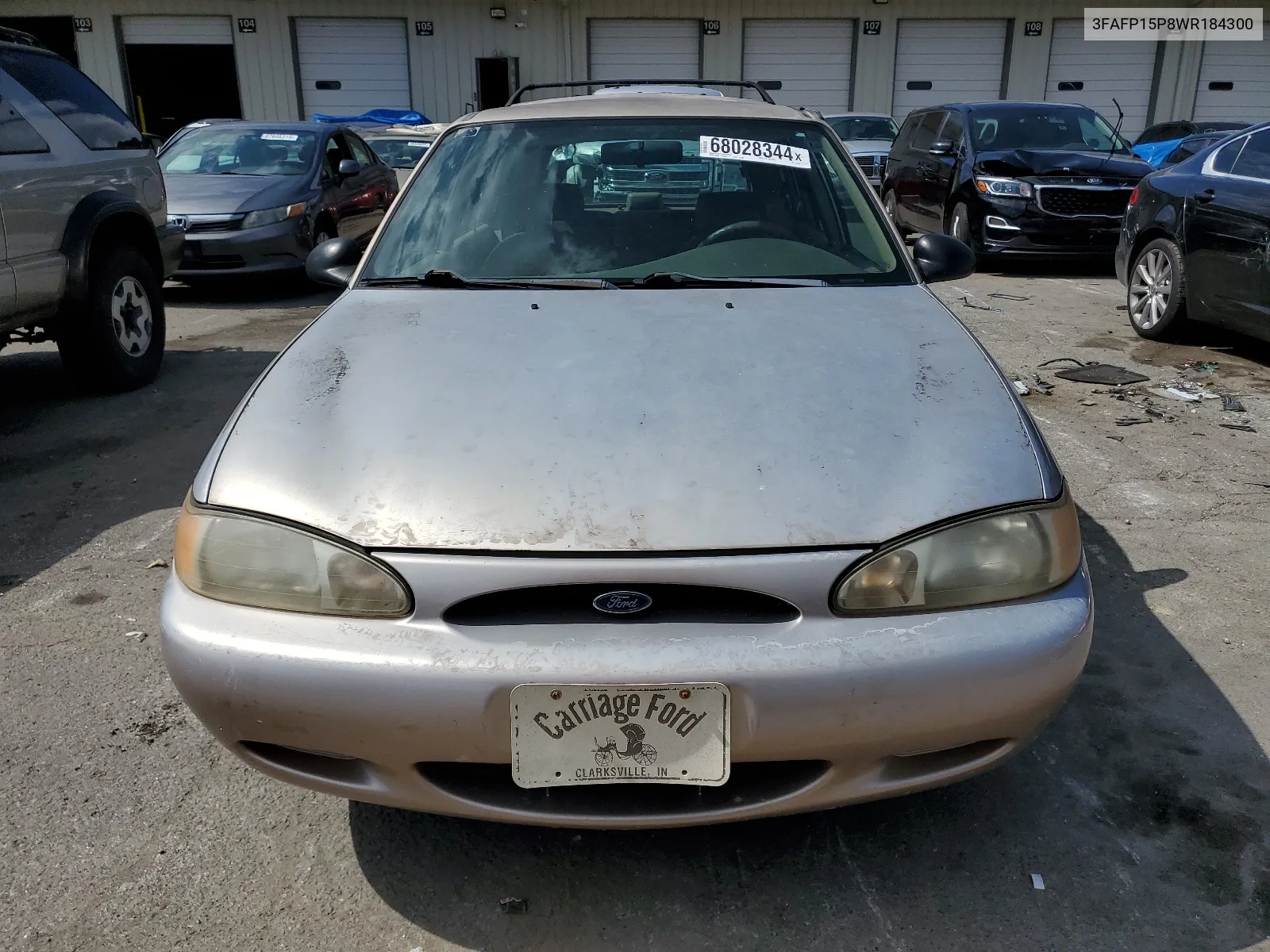 1998 Ford Escort Se VIN: 3FAFP15P8WR184300 Lot: 68028344