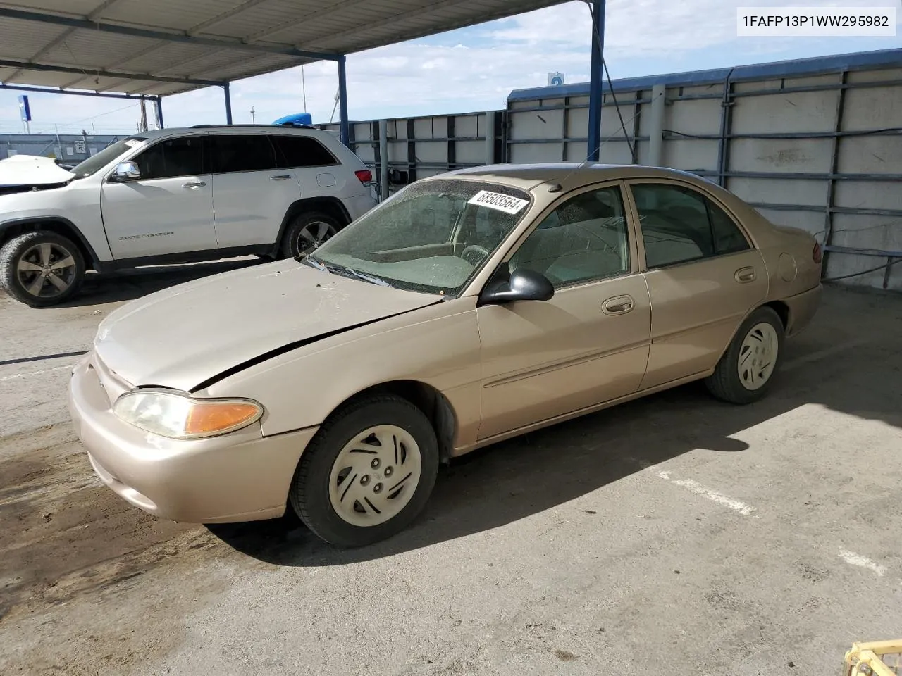 1998 Ford Escort Se VIN: 1FAFP13P1WW295982 Lot: 68503564