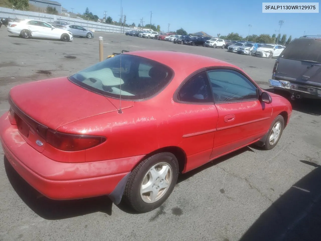 1998 Ford Escort Zx2 VIN: 3FALP1130WR129975 Lot: 70143914