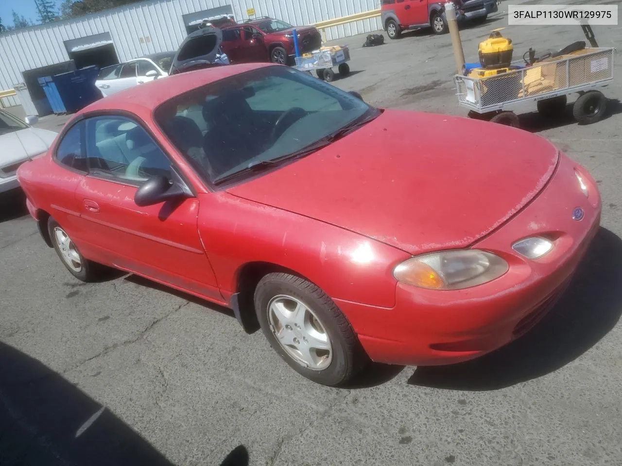 1998 Ford Escort Zx2 VIN: 3FALP1130WR129975 Lot: 70143914