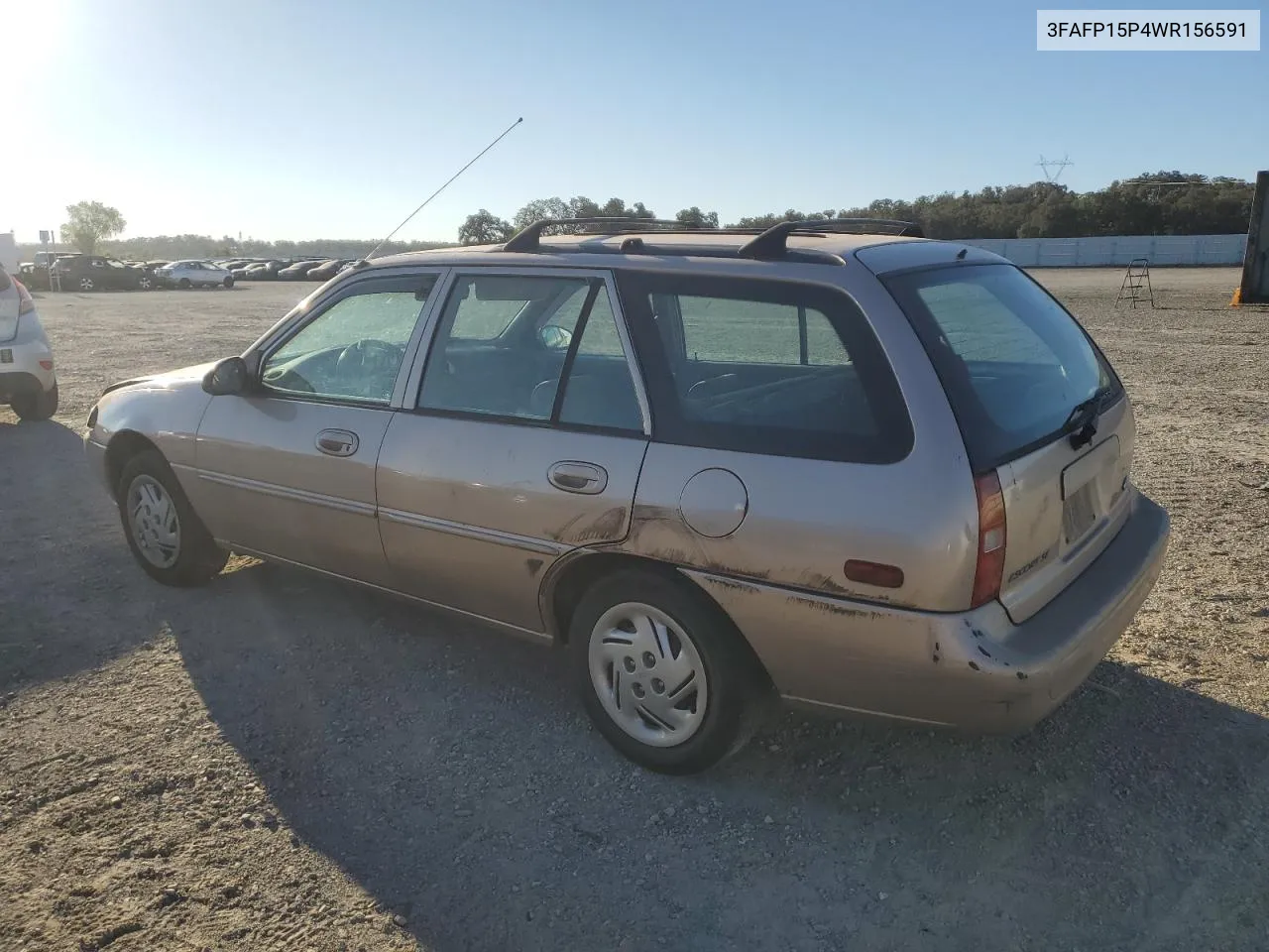 1998 Ford Escort Se VIN: 3FAFP15P4WR156591 Lot: 74842174