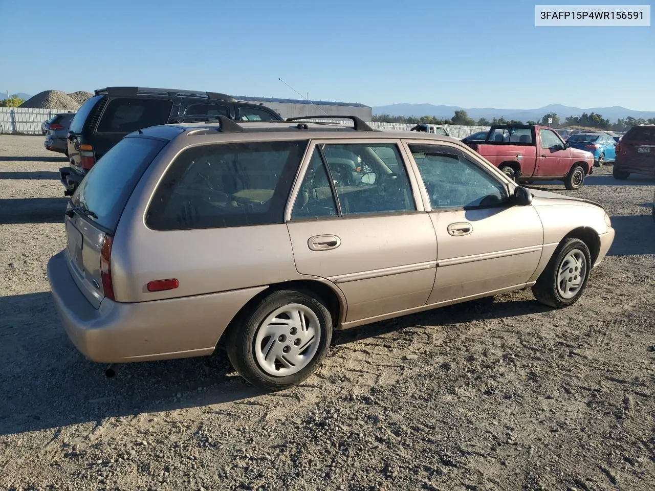 1998 Ford Escort Se VIN: 3FAFP15P4WR156591 Lot: 74842174