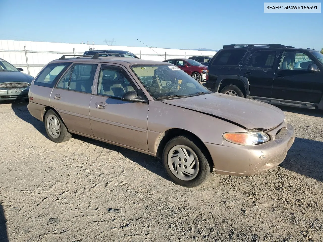 1998 Ford Escort Se VIN: 3FAFP15P4WR156591 Lot: 74842174