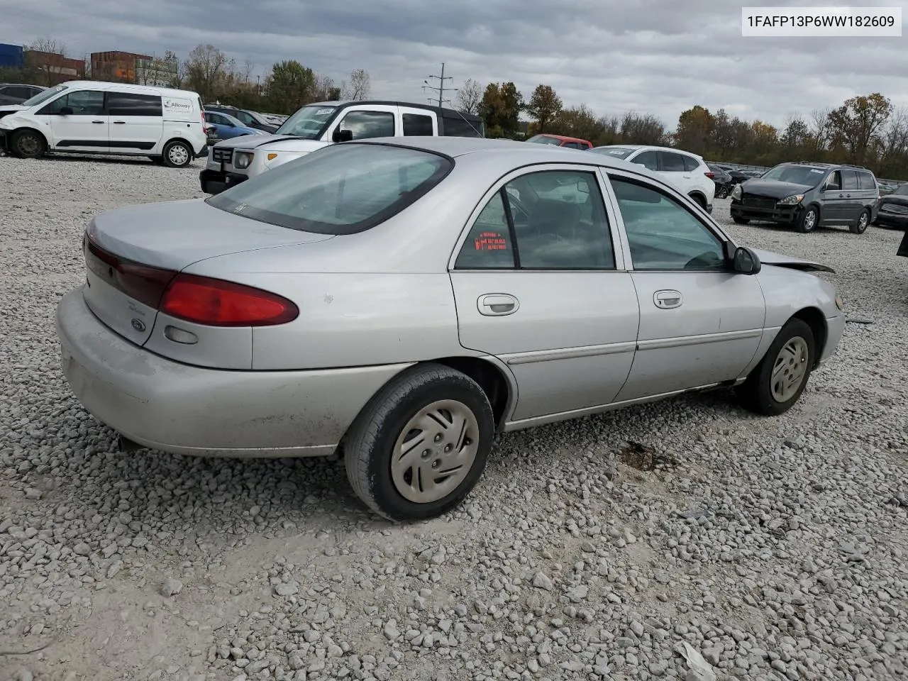 1998 Ford Escort Se VIN: 1FAFP13P6WW182609 Lot: 77876884