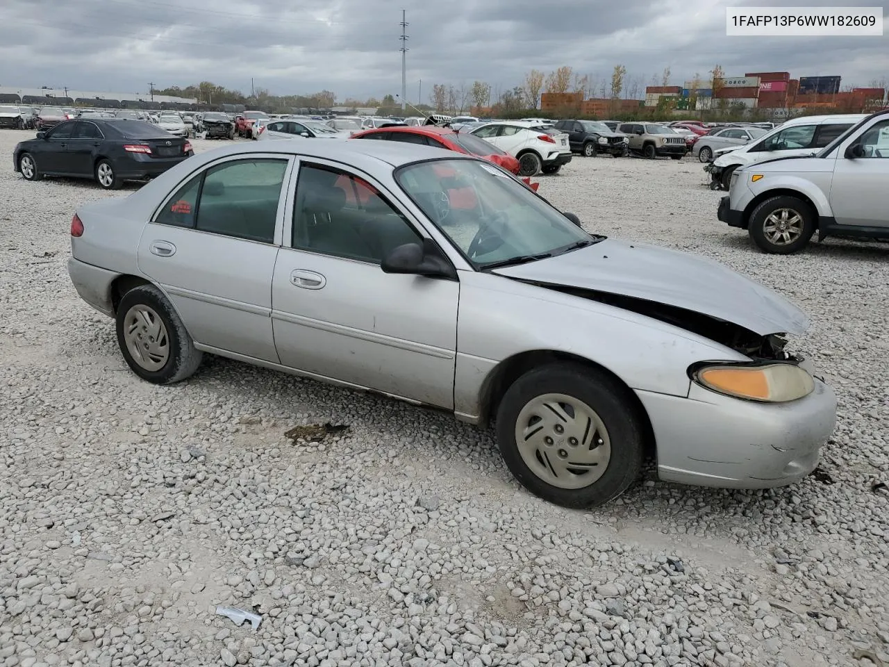 1998 Ford Escort Se VIN: 1FAFP13P6WW182609 Lot: 77876884