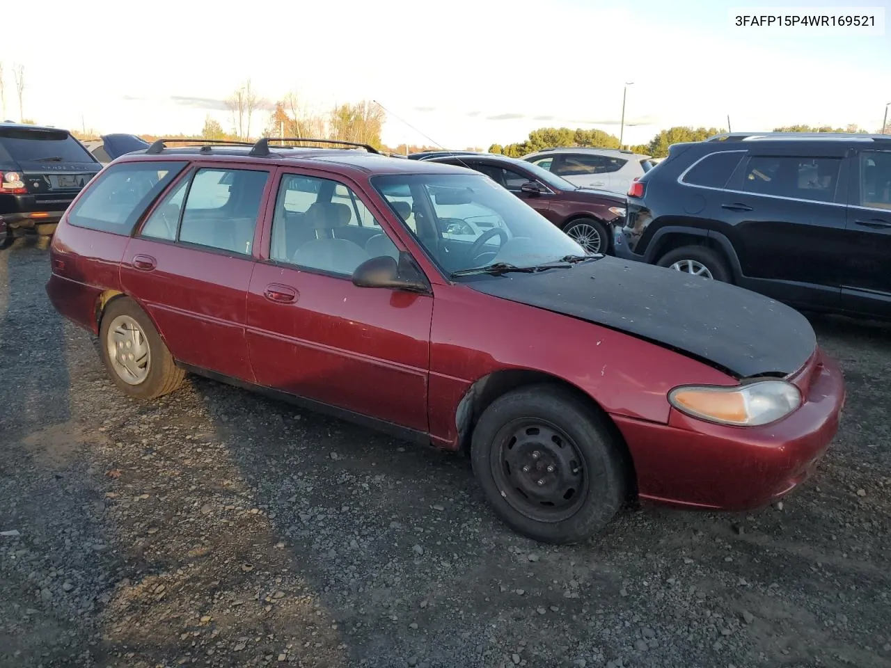 1998 Ford Escort Se VIN: 3FAFP15P4WR169521 Lot: 80346474