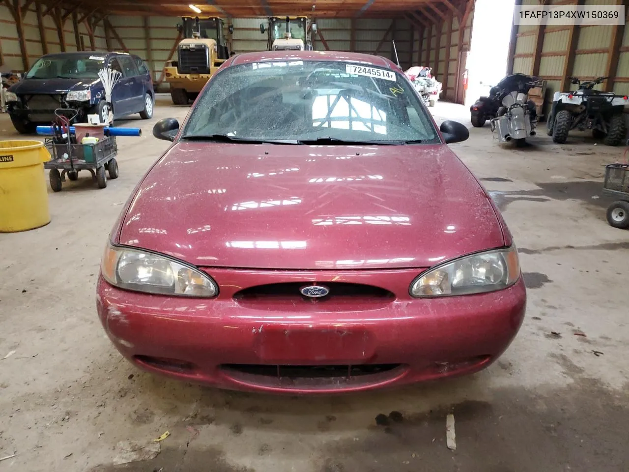 1999 Ford Escort Se VIN: 1FAFP13P4XW150369 Lot: 72445514