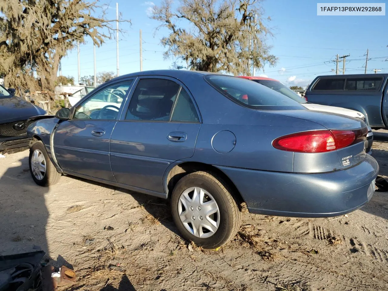 1999 Ford Escort Se VIN: 1FAFP13P8XW292868 Lot: 78498564