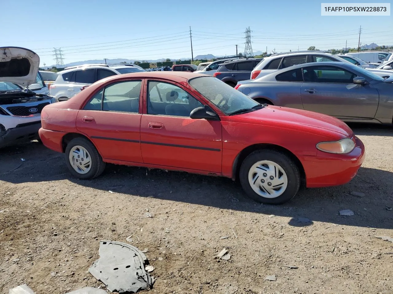 1999 Ford Escort Lx VIN: 1FAFP10P5XW228873 Lot: 80167314