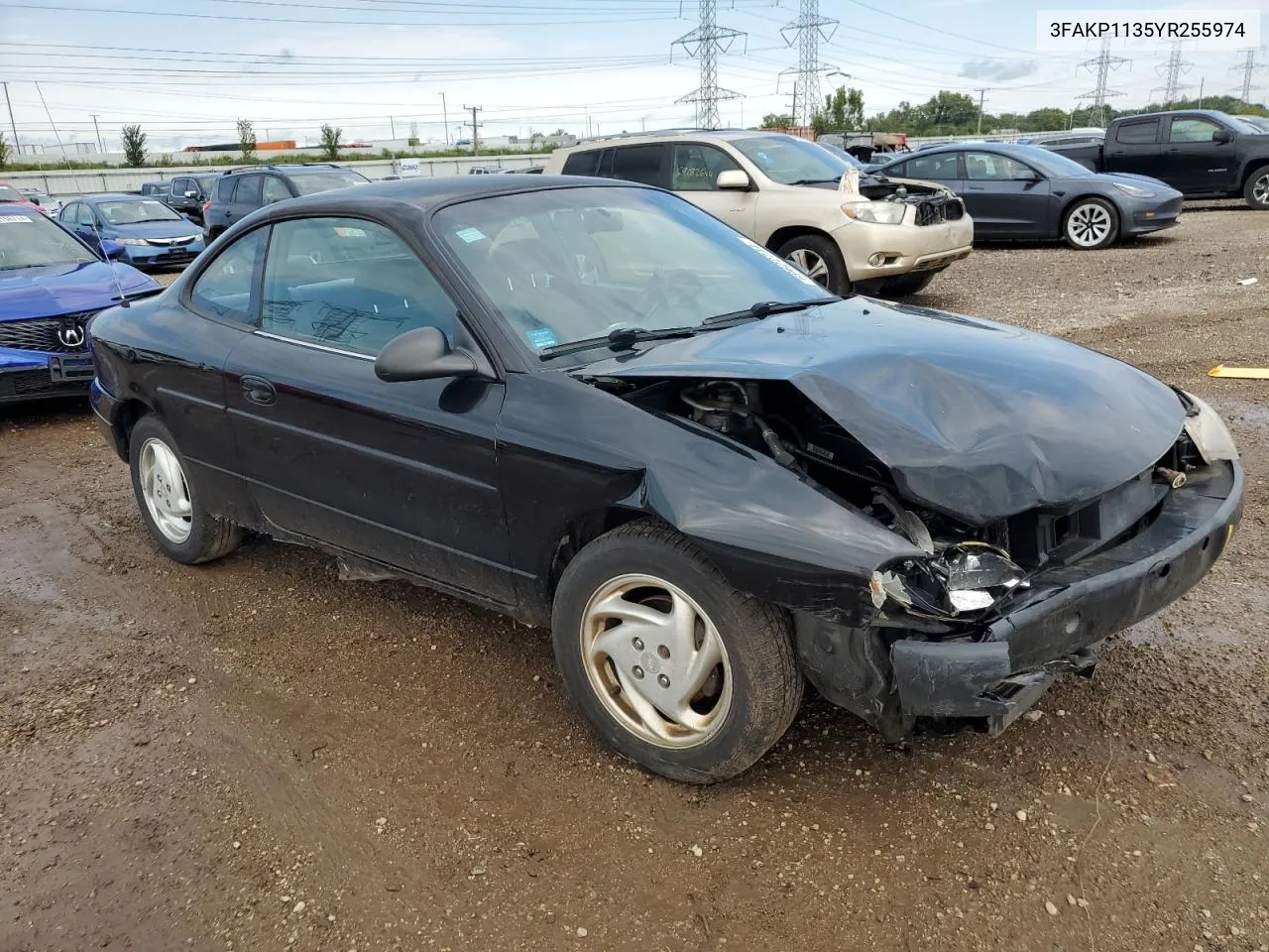 2000 Ford Escort Zx2 VIN: 3FAKP1135YR255974 Lot: 69622744