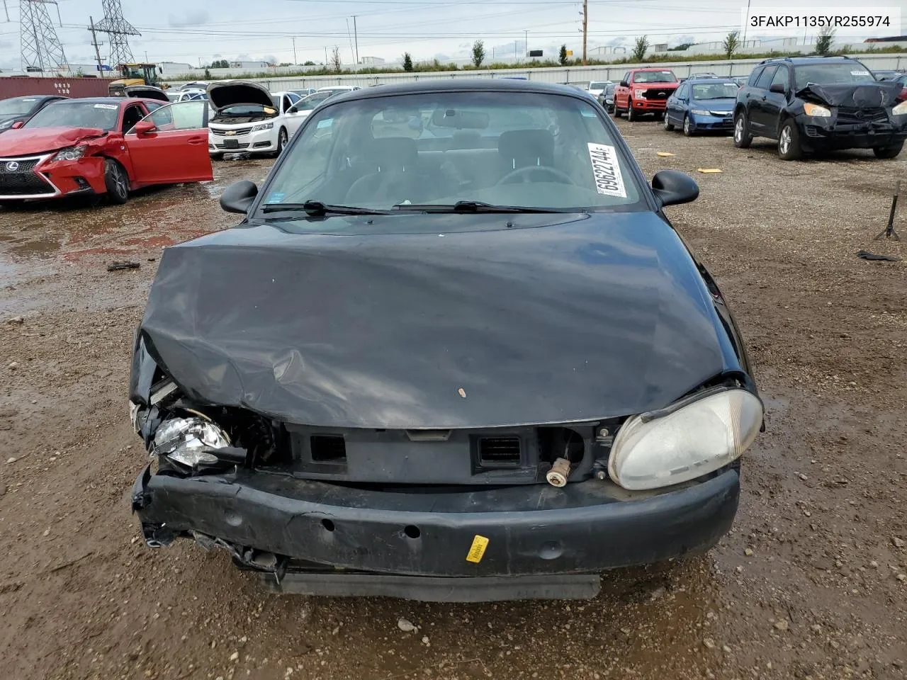 2000 Ford Escort Zx2 VIN: 3FAKP1135YR255974 Lot: 69622744