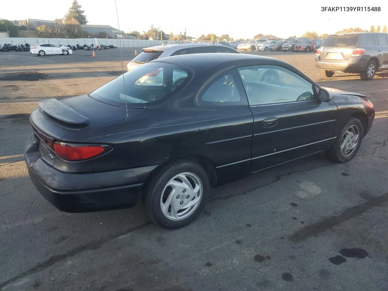 2000 Ford Escort Zx2 VIN: 3FAKP1139YR115488 Lot: 79856384