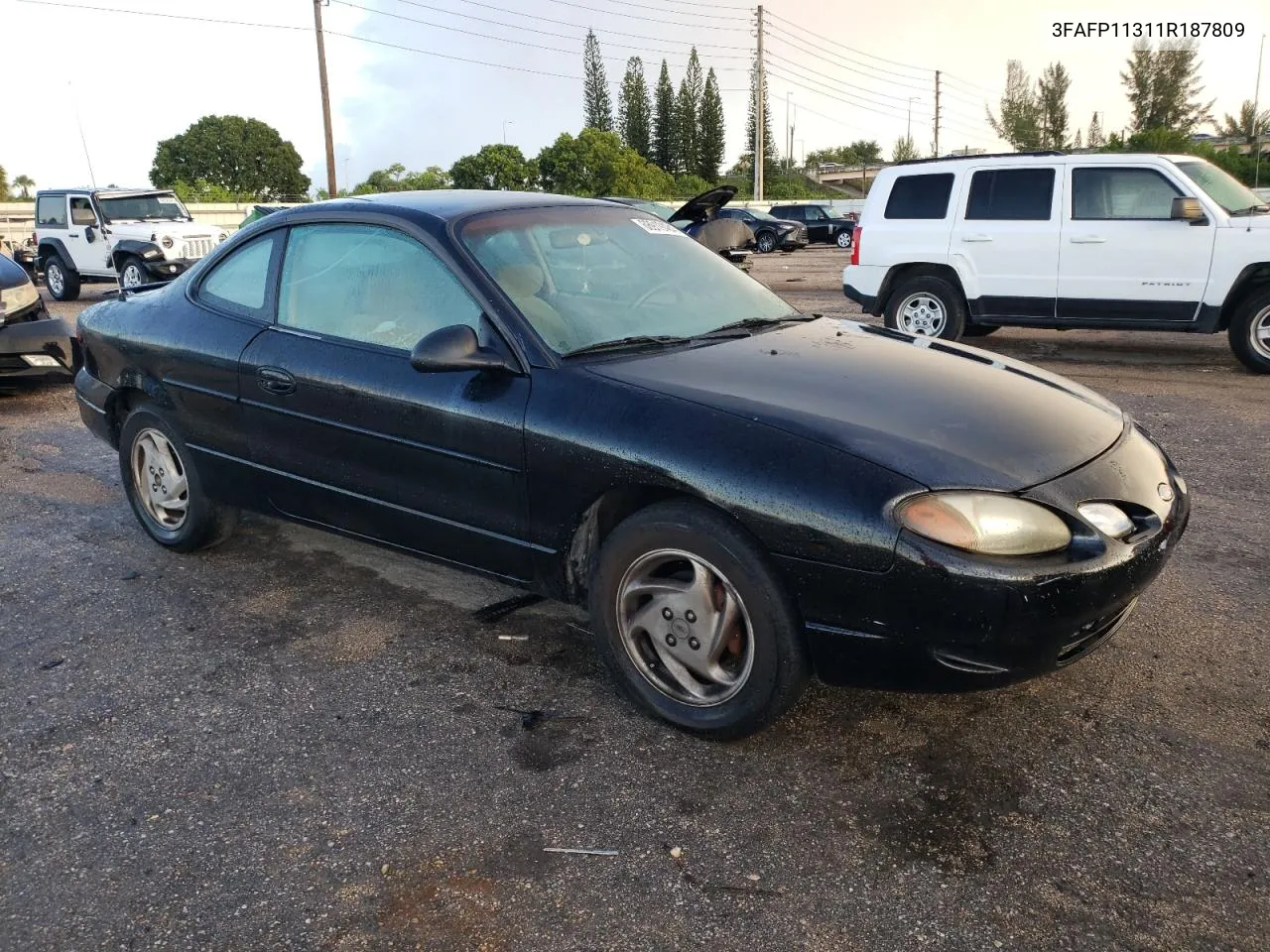 2001 Ford Escort Zx2 VIN: 3FAFP11311R187809 Lot: 68919484