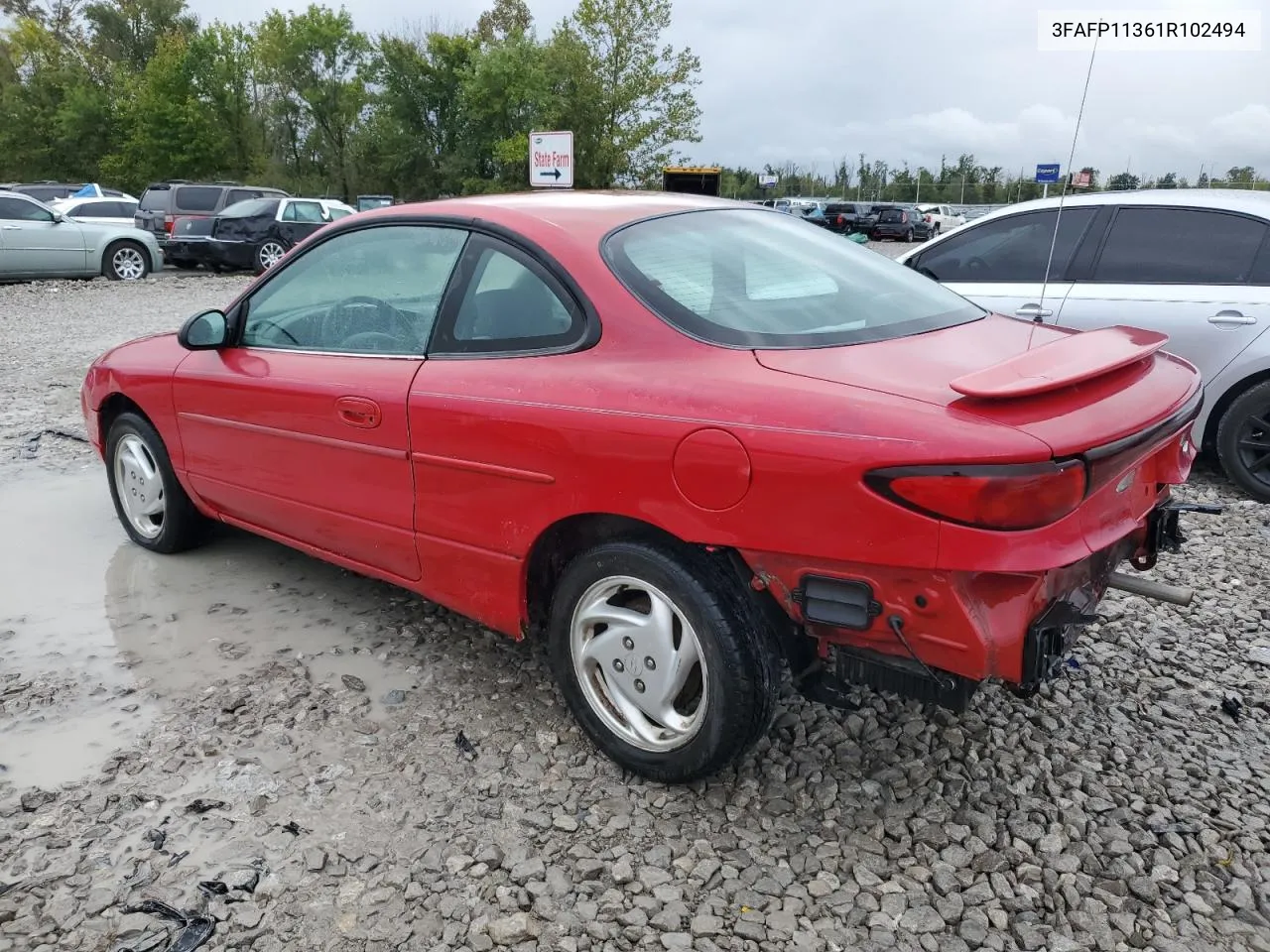 2001 Ford Escort Zx2 VIN: 3FAFP11361R102494 Lot: 73123274