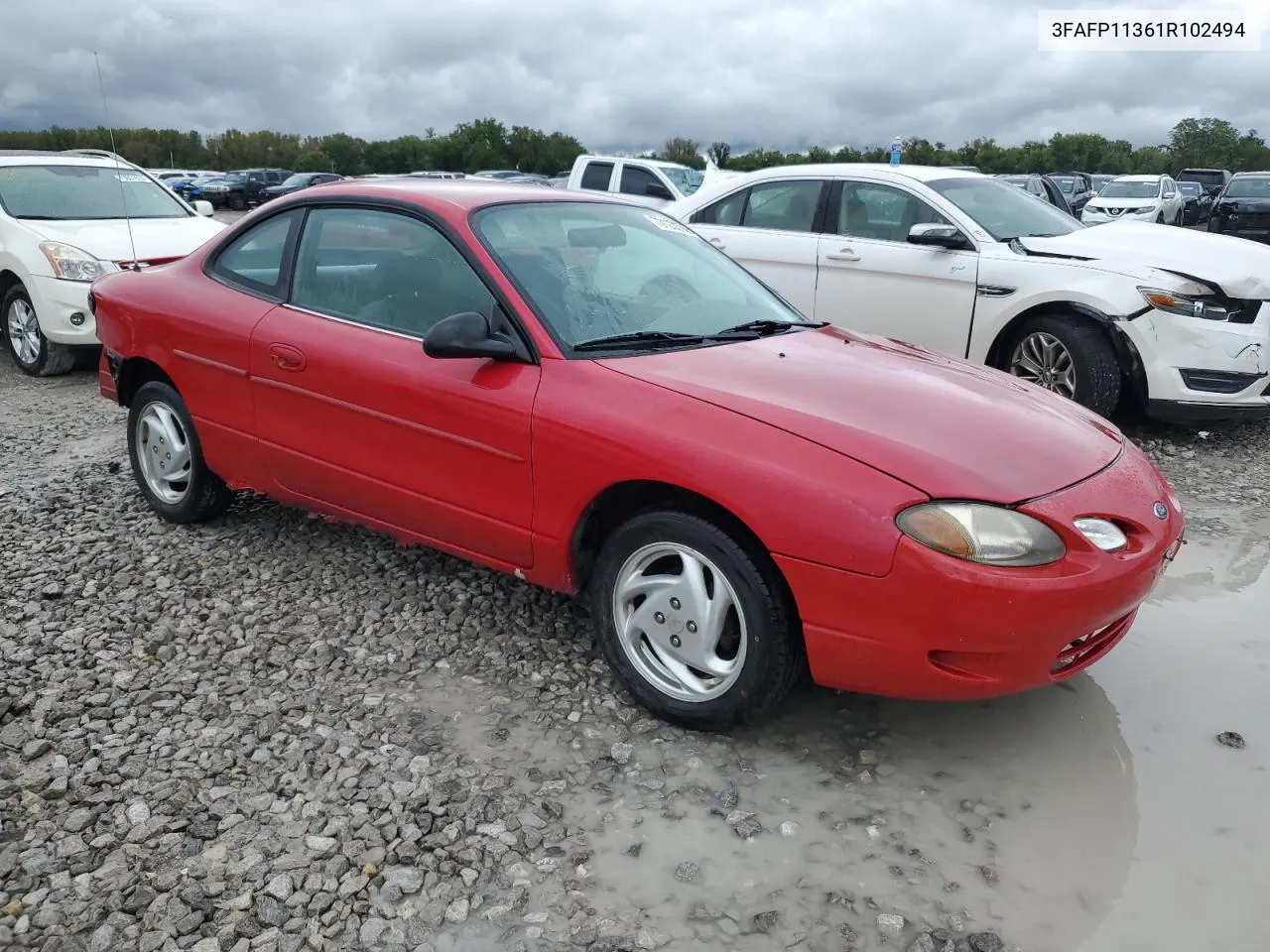 2001 Ford Escort Zx2 VIN: 3FAFP11361R102494 Lot: 73123274