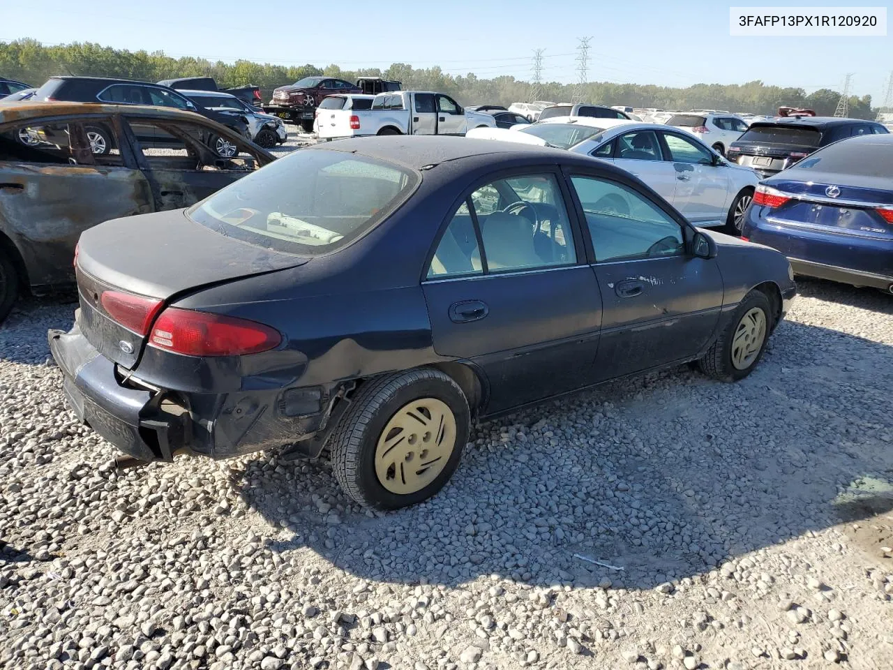 2001 Ford Escort VIN: 3FAFP13PX1R120920 Lot: 75643024