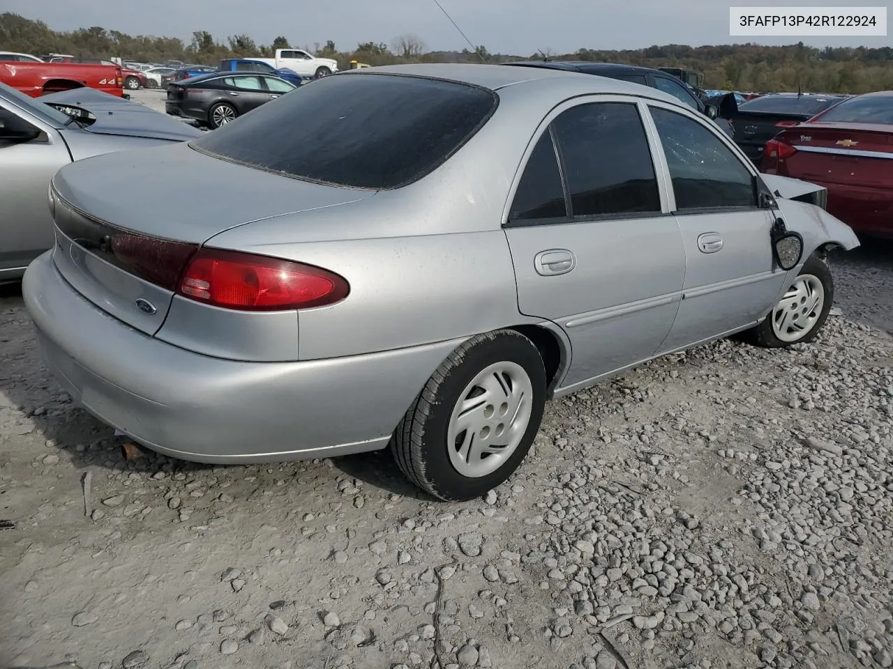 2002 Ford Escort VIN: 3FAFP13P42R122924 Lot: 78201534