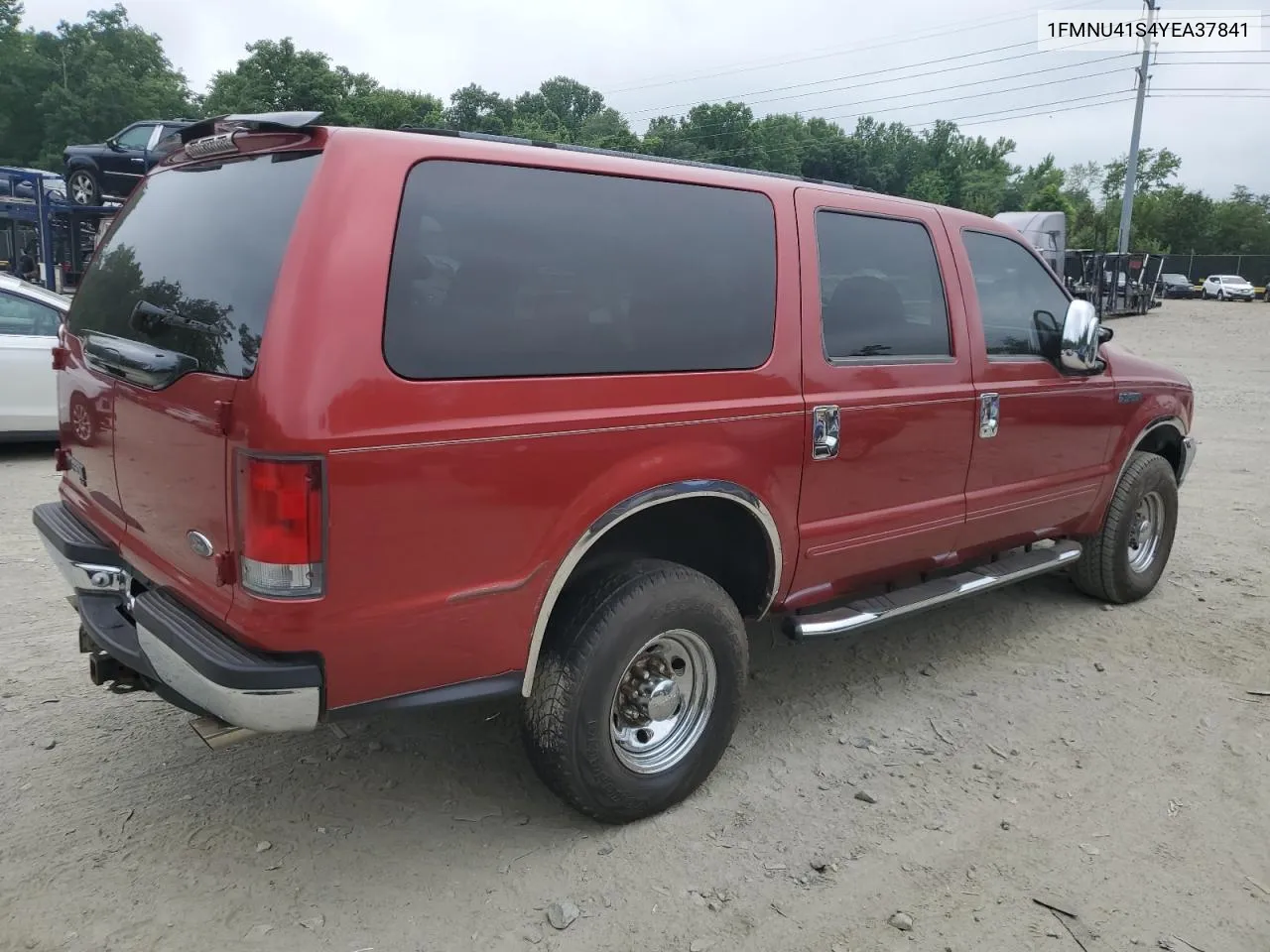 2000 Ford Excursion Xlt VIN: 1FMNU41S4YEA37841 Lot: 57550664