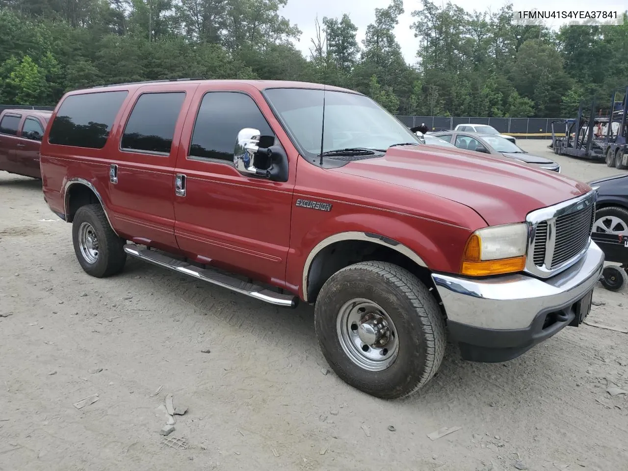 2000 Ford Excursion Xlt VIN: 1FMNU41S4YEA37841 Lot: 57550664