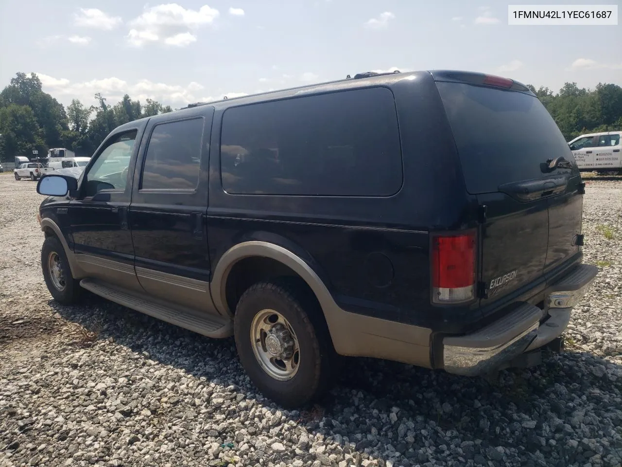 2000 Ford Excursion Limited VIN: 1FMNU42L1YEC61687 Lot: 67590714