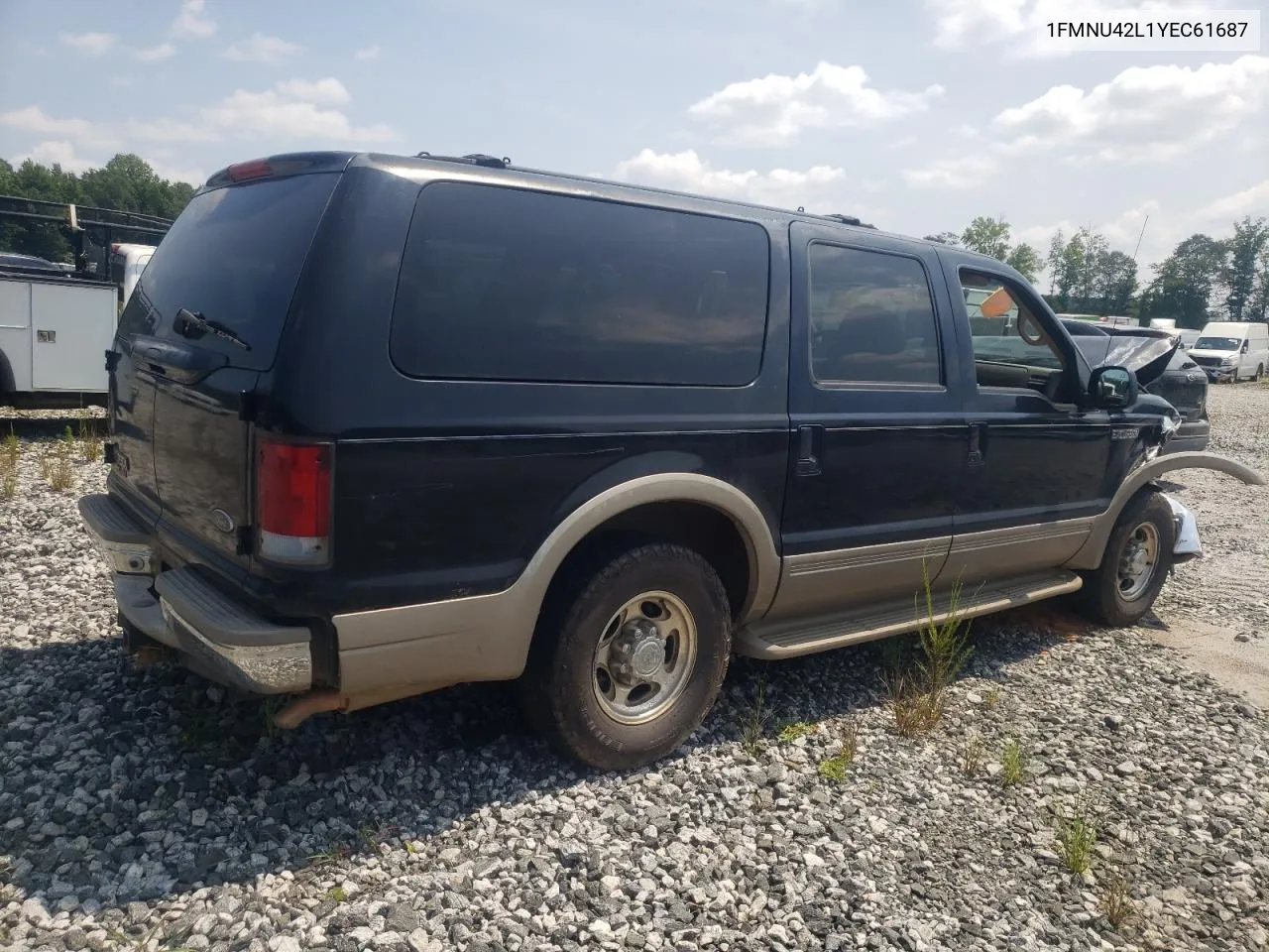 2000 Ford Excursion Limited VIN: 1FMNU42L1YEC61687 Lot: 67590714