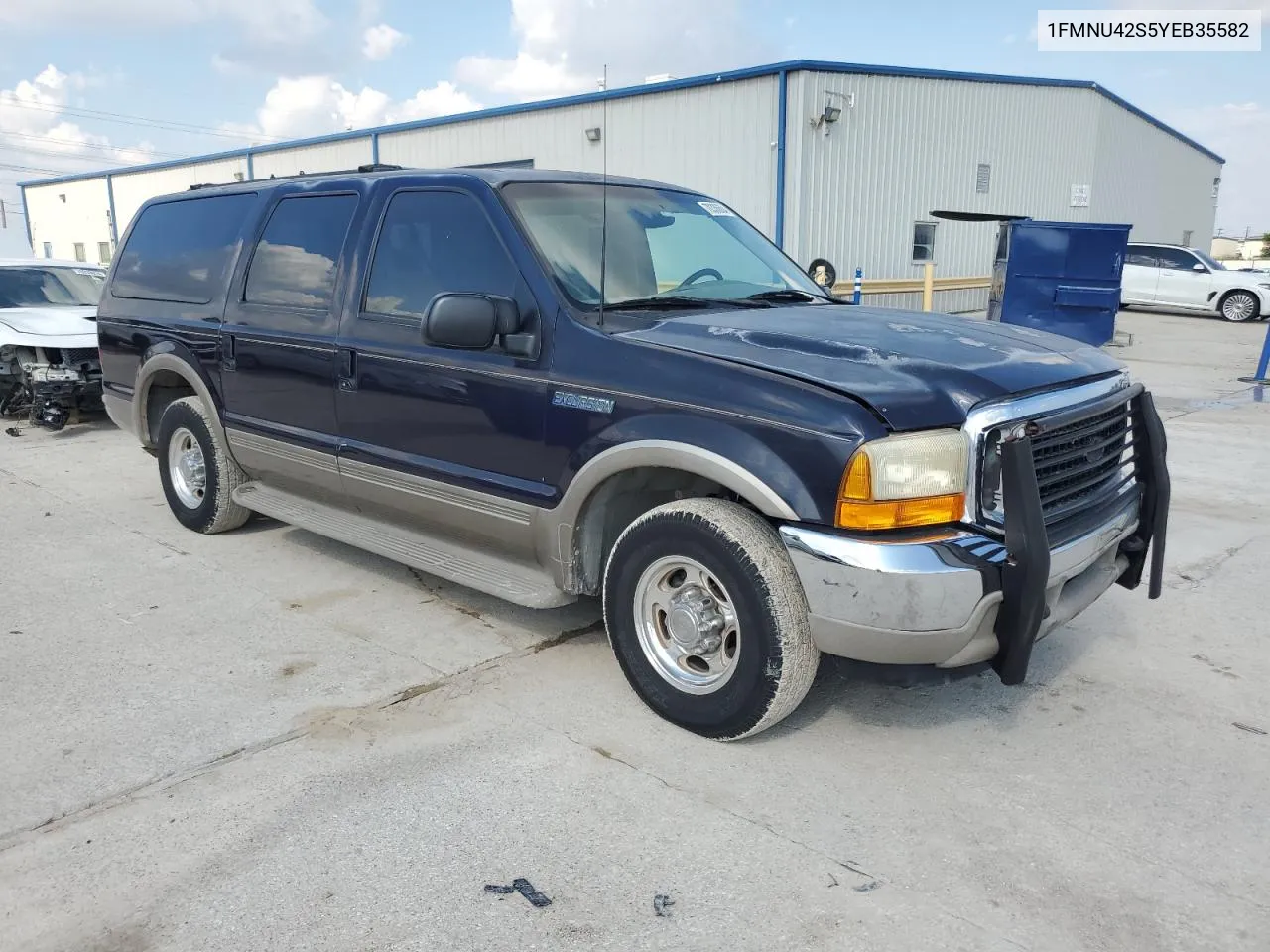 2000 Ford Excursion Limited VIN: 1FMNU42S5YEB35582 Lot: 70335684