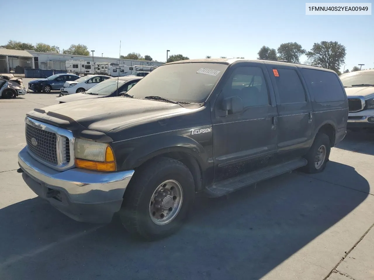 2000 Ford Excursion Xlt VIN: 1FMNU40S2YEA00949 Lot: 74112174