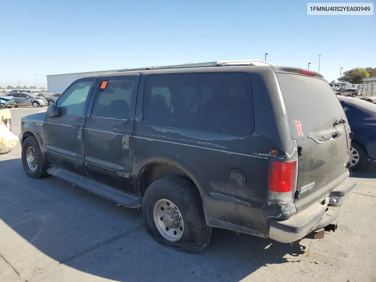 2000 Ford Excursion Xlt VIN: 1FMNU40S2YEA00949 Lot: 74112174