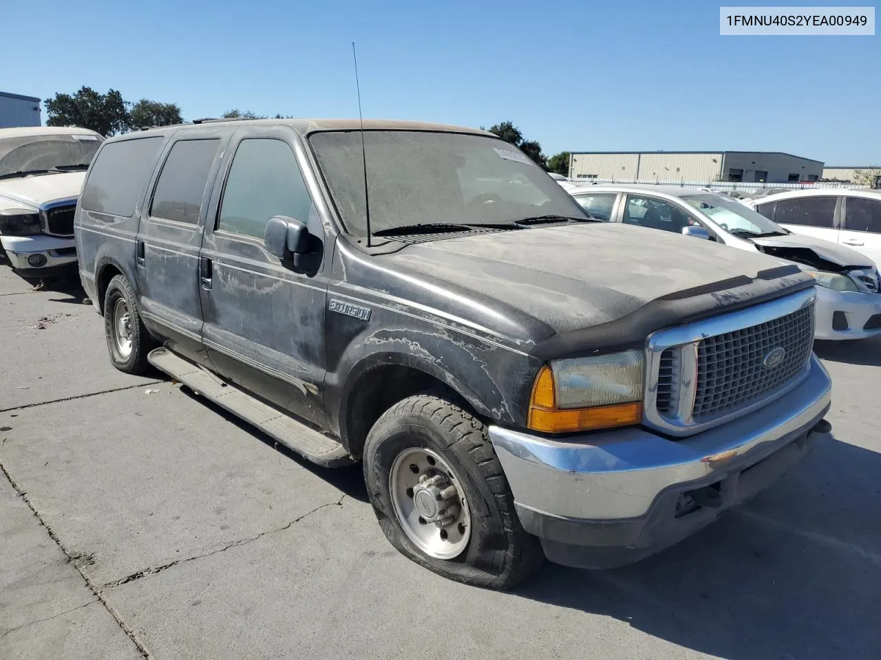 2000 Ford Excursion Xlt VIN: 1FMNU40S2YEA00949 Lot: 74112174