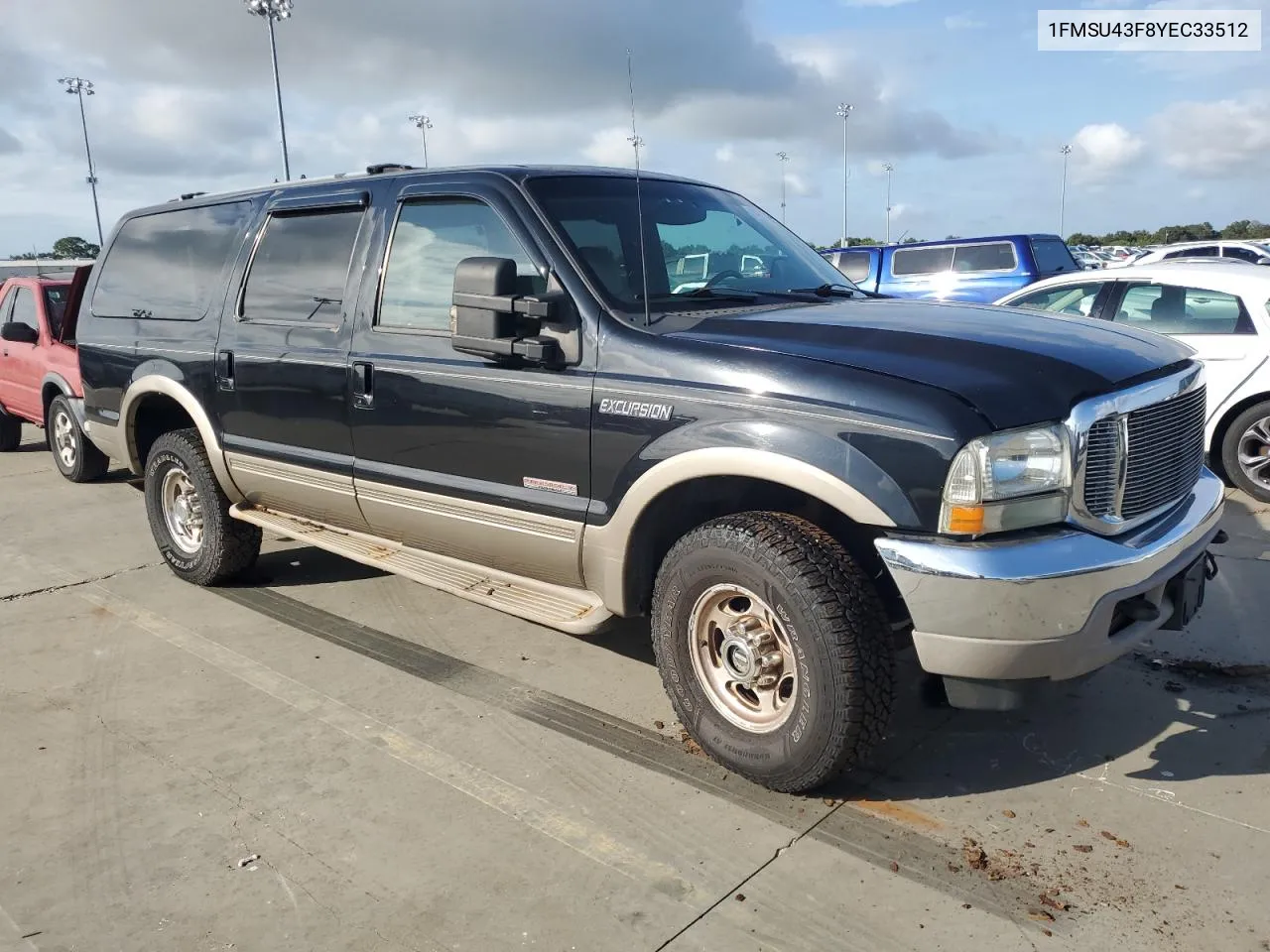 2000 Ford Excursion Limited VIN: 1FMSU43F8YEC33512 Lot: 74472344