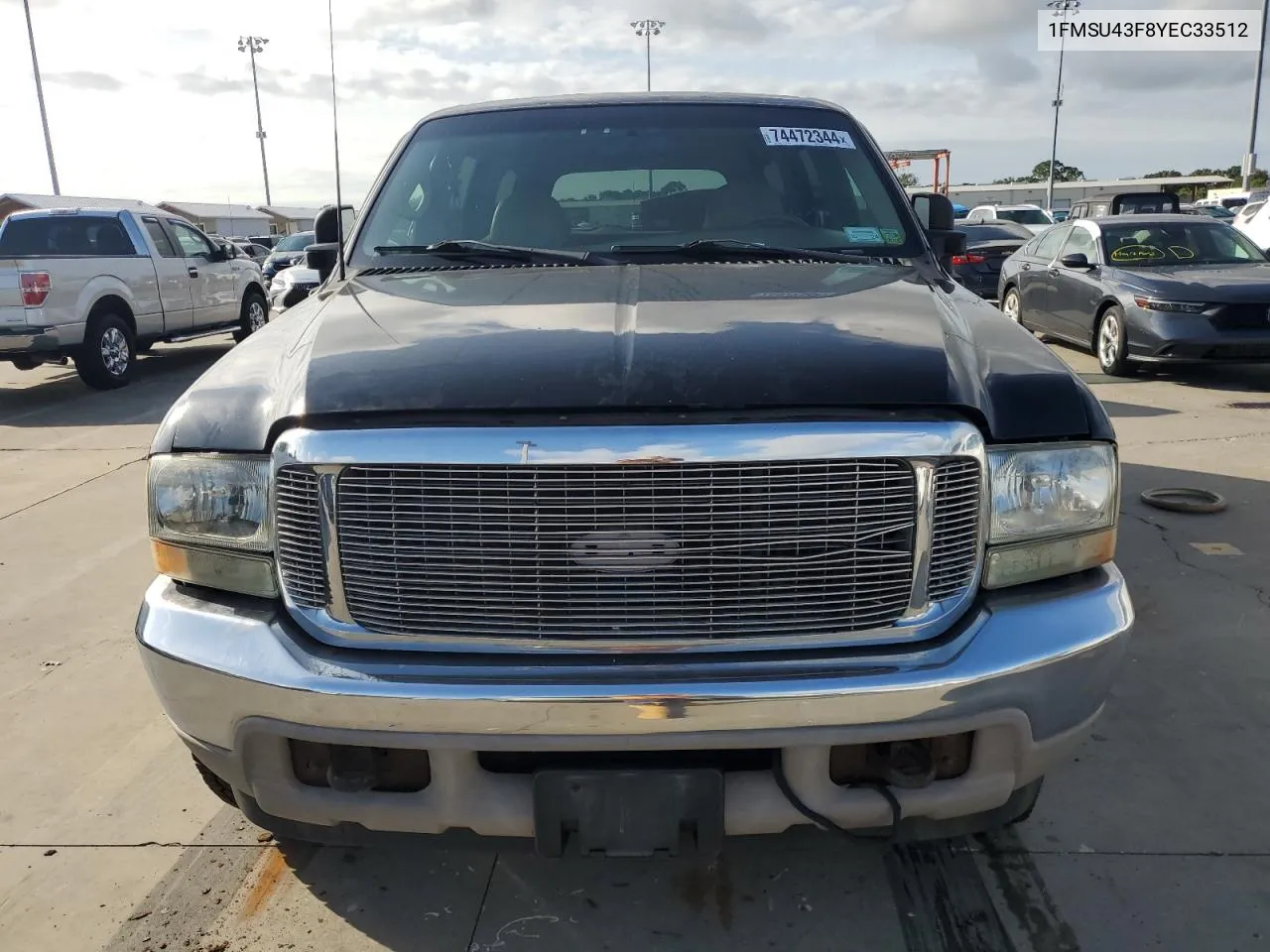 2000 Ford Excursion Limited VIN: 1FMSU43F8YEC33512 Lot: 74472344