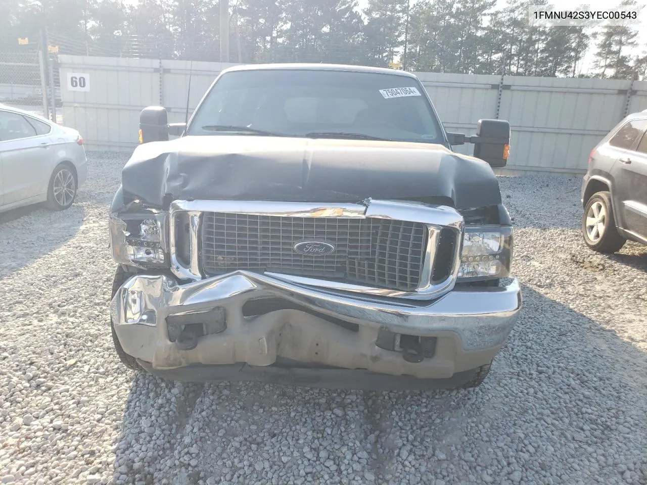 2000 Ford Excursion Limited VIN: 1FMNU42S3YEC00543 Lot: 75047064