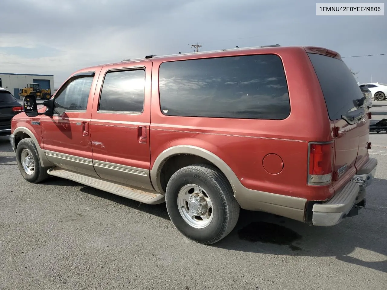 2000 Ford Excursion Limited VIN: 1FMNU42F0YEE49806 Lot: 76691814