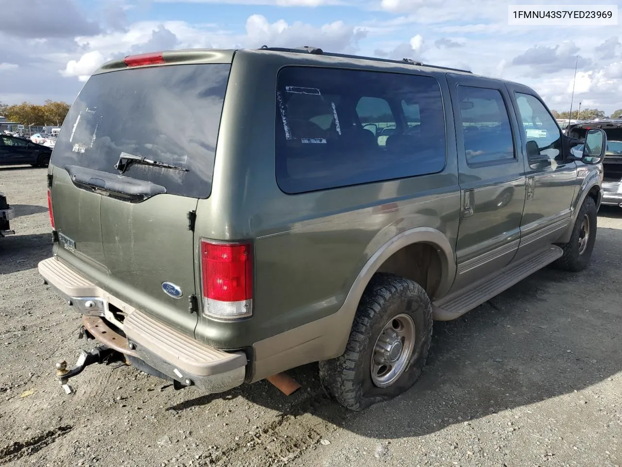 2000 Ford Excursion Limited VIN: 1FMNU43S7YED23969 Lot: 80370514