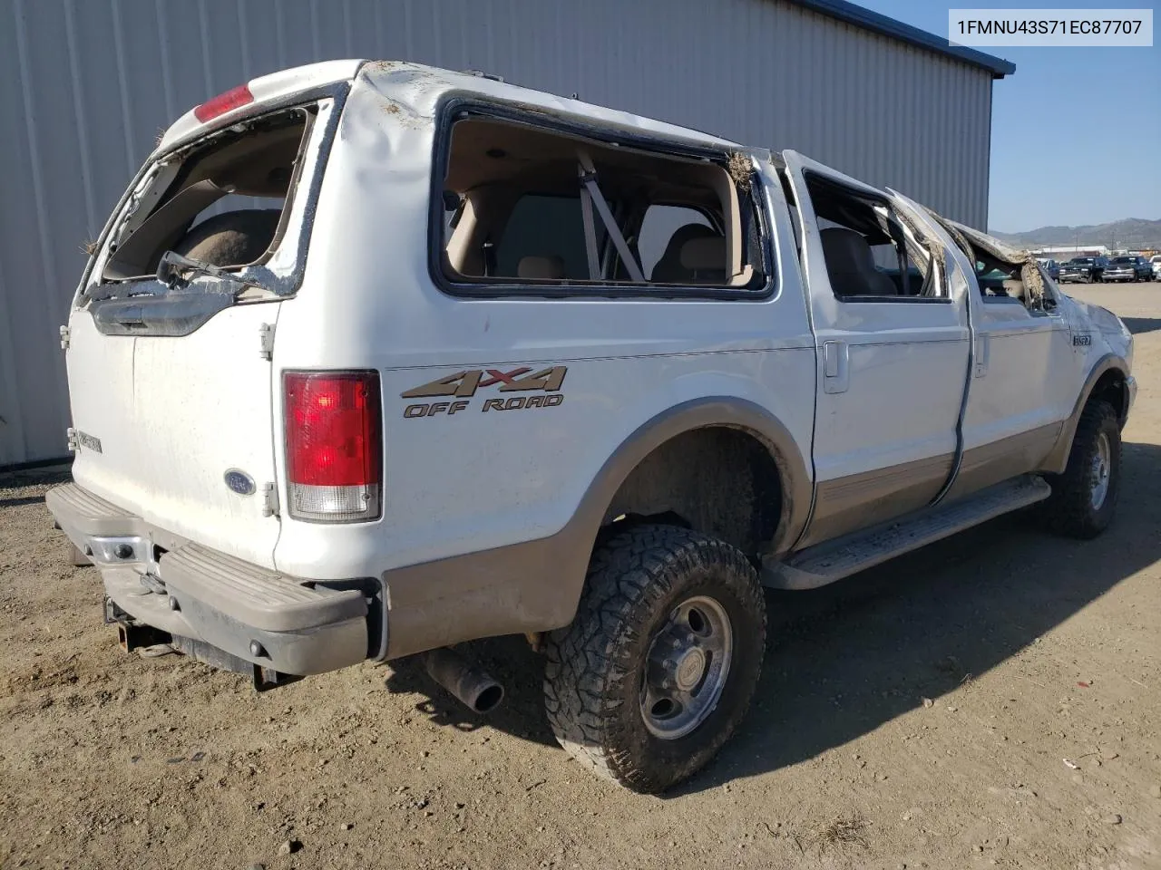 2001 Ford Excursion Limited VIN: 1FMNU43S71EC87707 Lot: 48712194