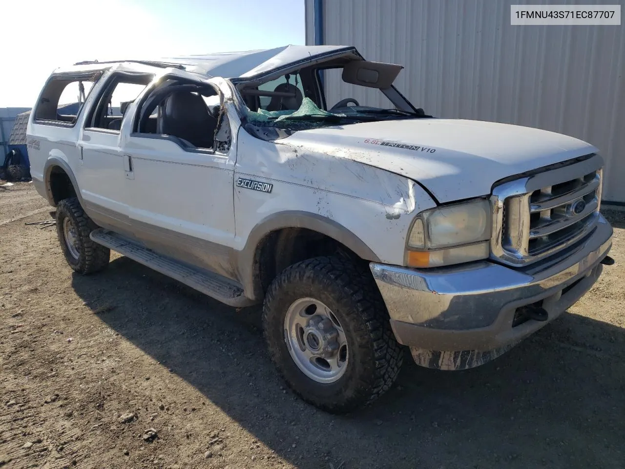 2001 Ford Excursion Limited VIN: 1FMNU43S71EC87707 Lot: 48712194