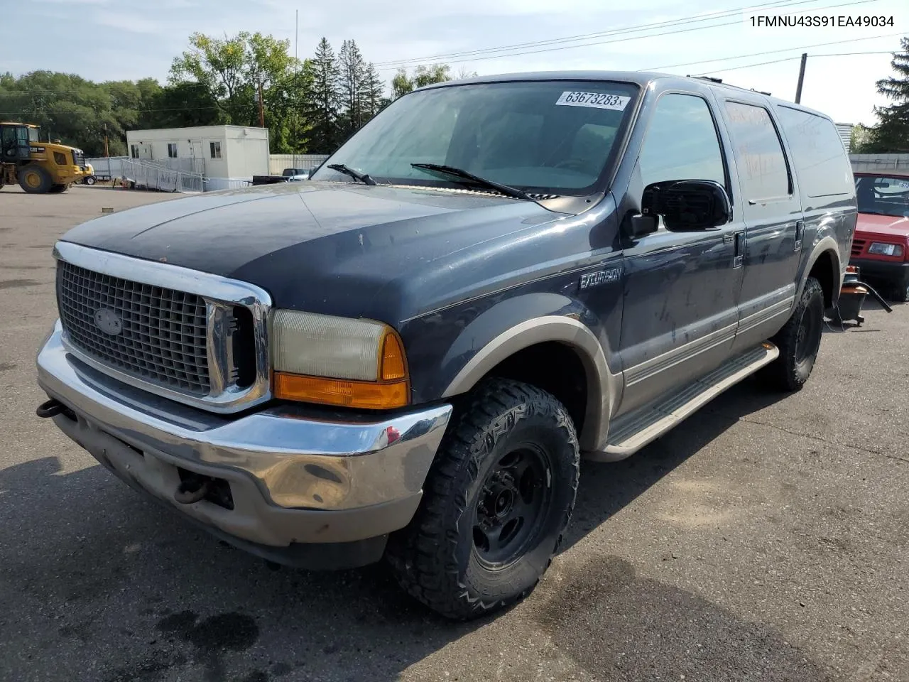 2001 Ford Excursion Limited VIN: 1FMNU43S91EA49034 Lot: 63673283