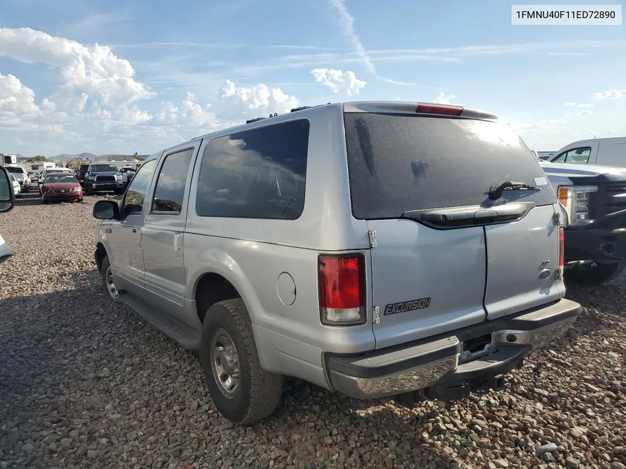 2001 Ford Excursion Xlt VIN: 1FMNU40F11ED72890 Lot: 68567164