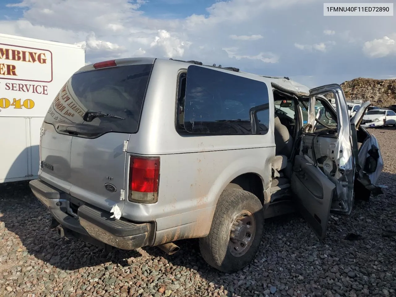 2001 Ford Excursion Xlt VIN: 1FMNU40F11ED72890 Lot: 68567164