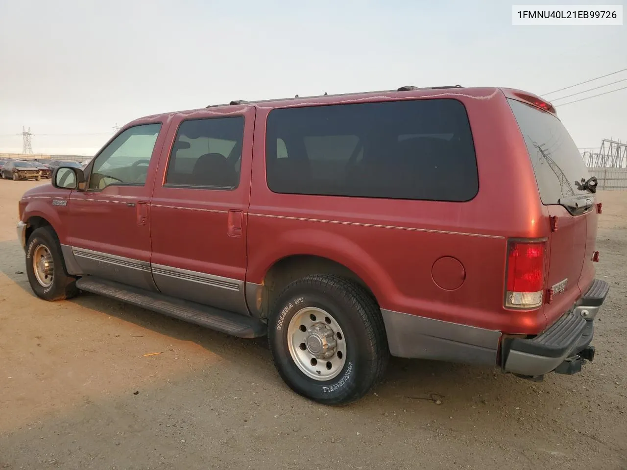 2001 Ford Excursion Xlt VIN: 1FMNU40L21EB99726 Lot: 71069764