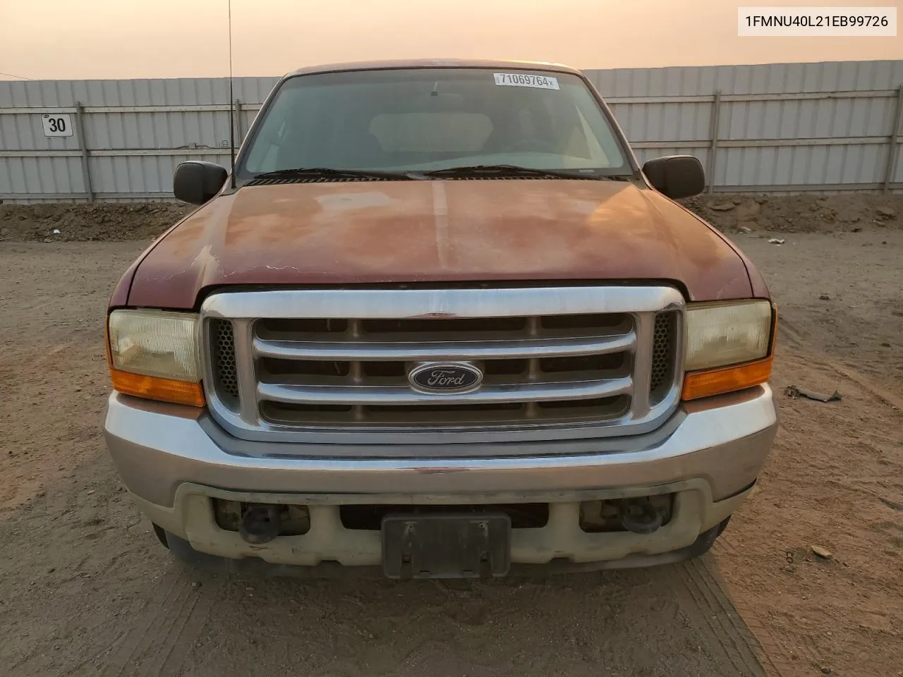 1FMNU40L21EB99726 2001 Ford Excursion Xlt