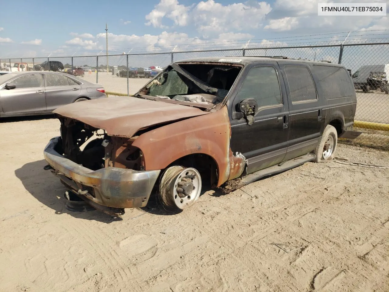 2001 Ford Excursion Xlt VIN: 1FMNU40L71EB75034 Lot: 73053834